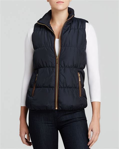 michael kors womens vests|quilted puffer vest with bib.